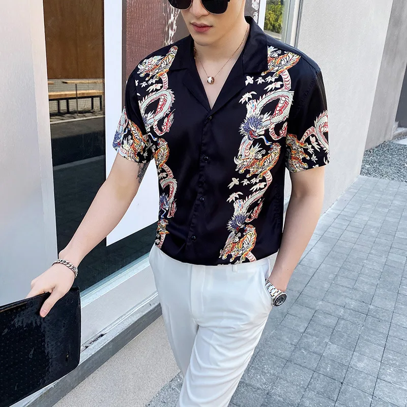 Wholesale New Summer Men Gentleman Korean Fashion Button-down Short ...