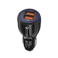 

SIPU New arrival quick charge 3.0 usb car charger adapter with 2 port usb charger for iphone