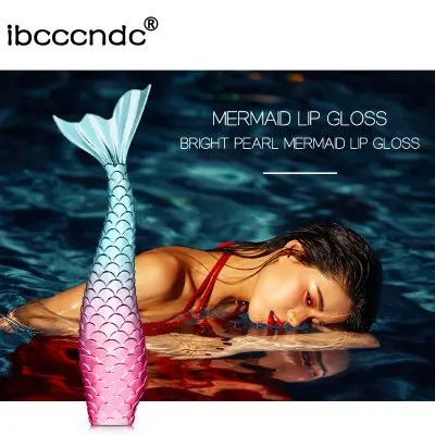 

Ibcccndc 20 Colors Mermaid Lip Gloss Waterproof Lasting Liquid Lipstick Metal Shimmer Sexy Batom Silk Matte Lip Tint Makeup