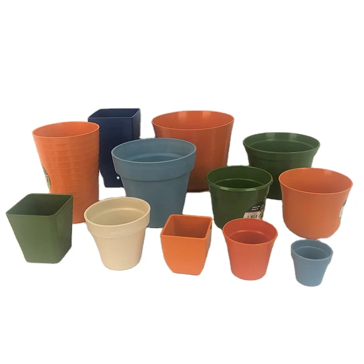 

Different sizes outdoor home small flower plate plastic succulent plant garden planter pots for sale, Different color