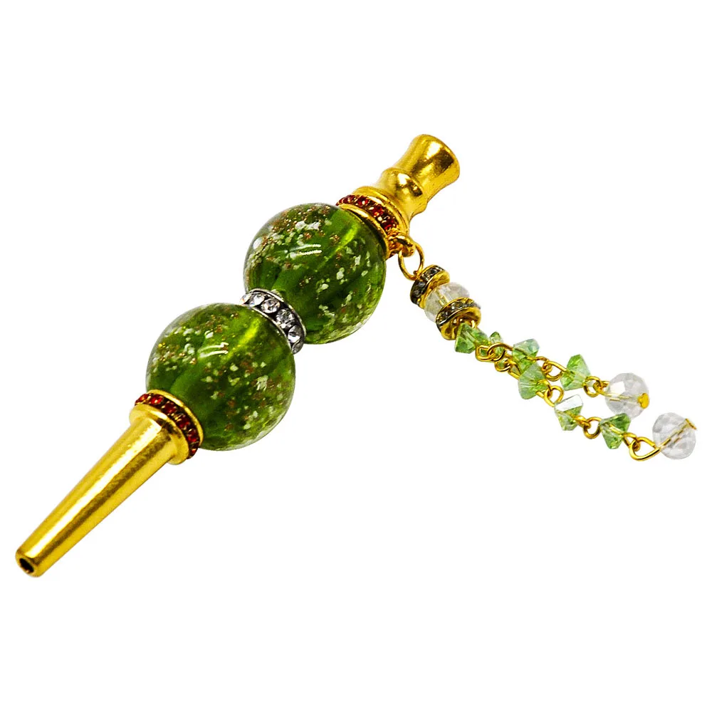 

High Quality cigarette holder Crystal glow-in-the-dark suction nozzle metal cigarette holder smoking accessories, As picture