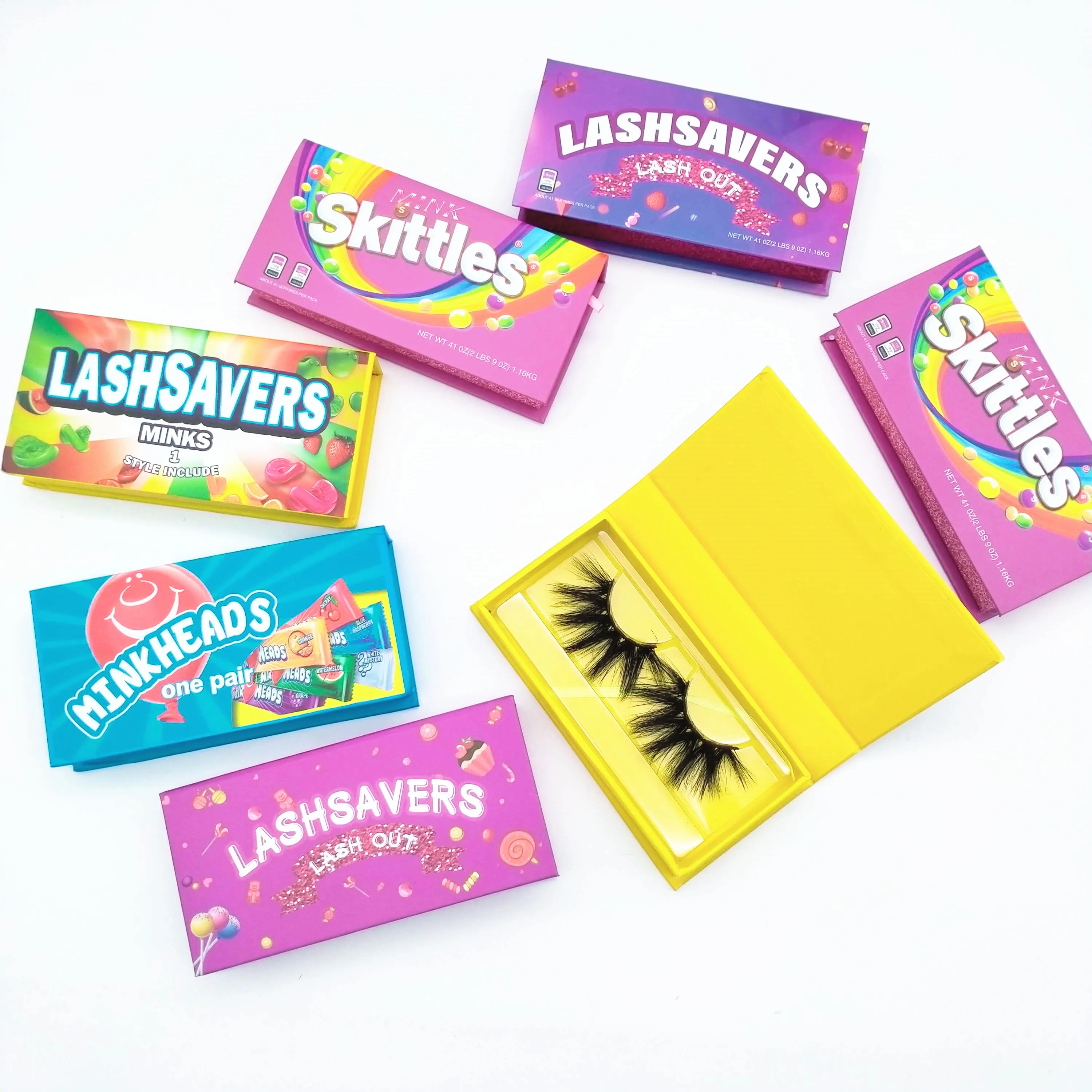 

Full Strip Lashes custom lashbox packaging