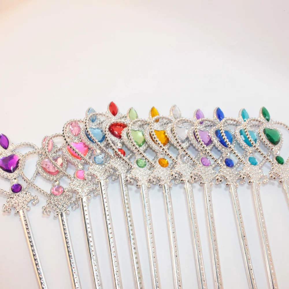

Plastic Magic Wand for children princess for girls party, As pictures