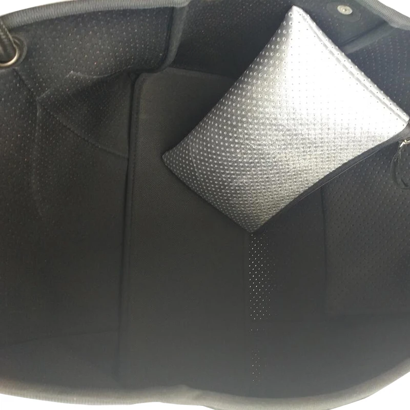 
2020 Metallic Perforated Bag Top Quality Neoprene Beach Bag Sets 