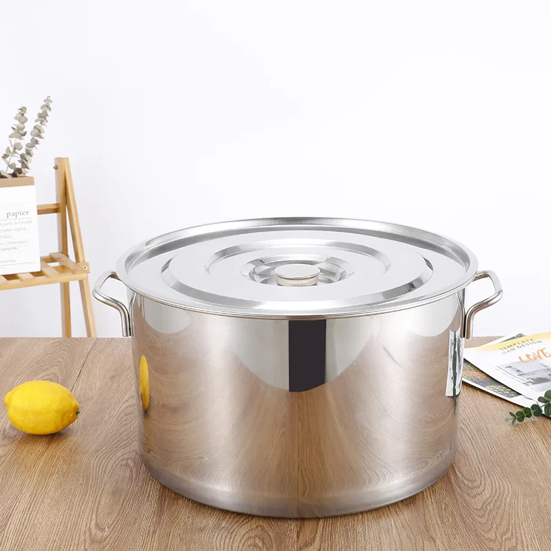 Stainless Steel Big Capacity Large Commercial Cooking Pots Ollas Grande