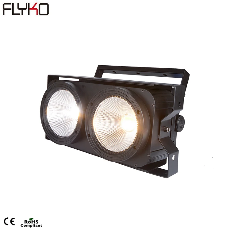 

2in1 Warm White Cool White 2*100w Led Cob 2 Eyes Audience Blinder Effect light