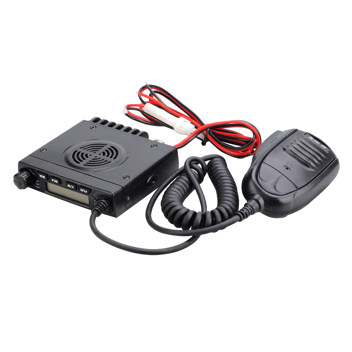 

Retevis RT98 Cheap Mini Mobile Vehicle Mouted Radio Ham Transceiver station UHF/VHF 15W For Taxi engineering/off-road SUV