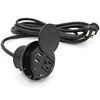 Mini US Round Power Grommet with Rotatable cover / Desktop Power Grommet With Swing Open Cover with 2 usb port connection