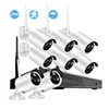 BESDER 8CH 1080P Wifi Security Camera System Auto Pair P2P Play Plug Security Camera System Wireless Outdoor CCTV Camera Kit