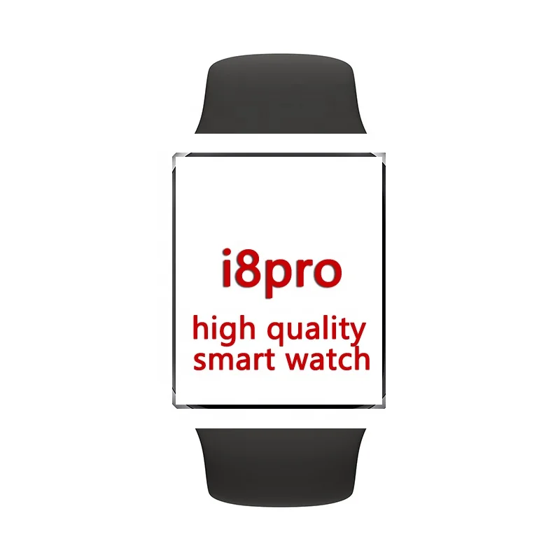 

I8pro smart watch Wireless Charging Rotary Button Body Temperature IP68 waterproof I8pro Touch Screen step counter smartwatch, Black, pink, white,blue,red