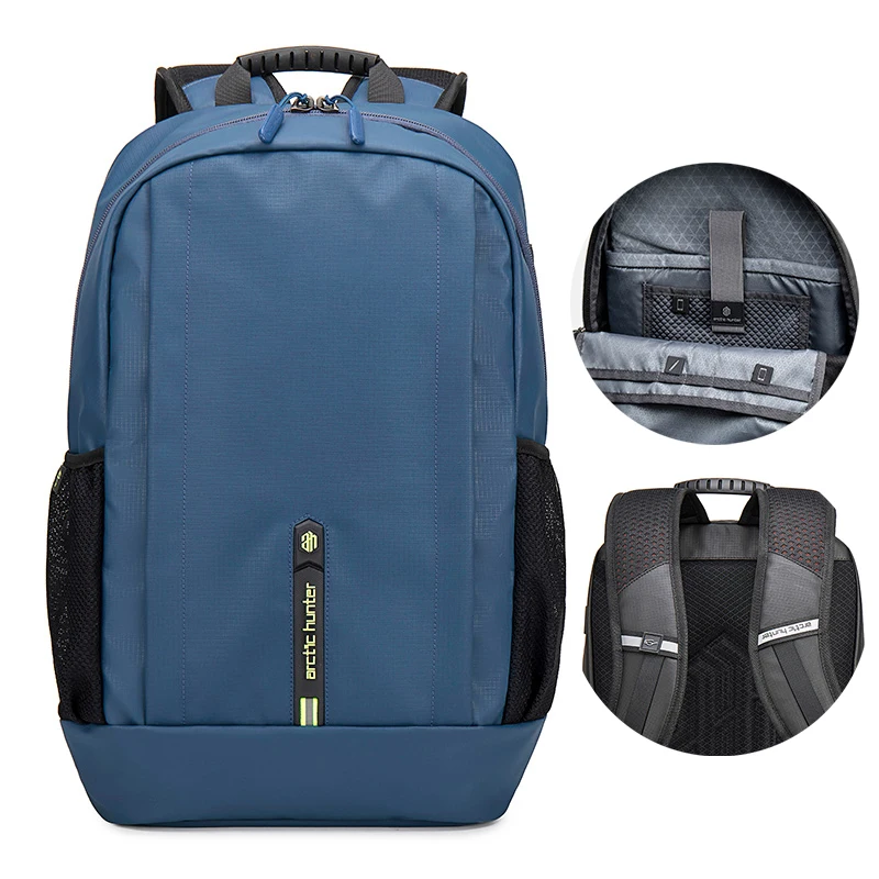 

Arctic Hunter 2021 New Design Guangzhou High Quality School Sports Mens Backpack Laptop Bags Usb Smart Backpack, Black/grey/blue/orange