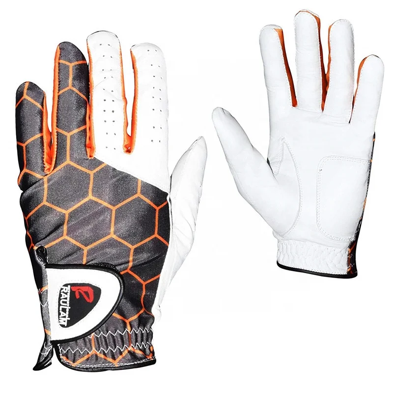 

Factory Direct Price Golf Gloves Men Leather Custom Printed Personalized Logo OEM Left Hand Right Packaged with Wholesale Price