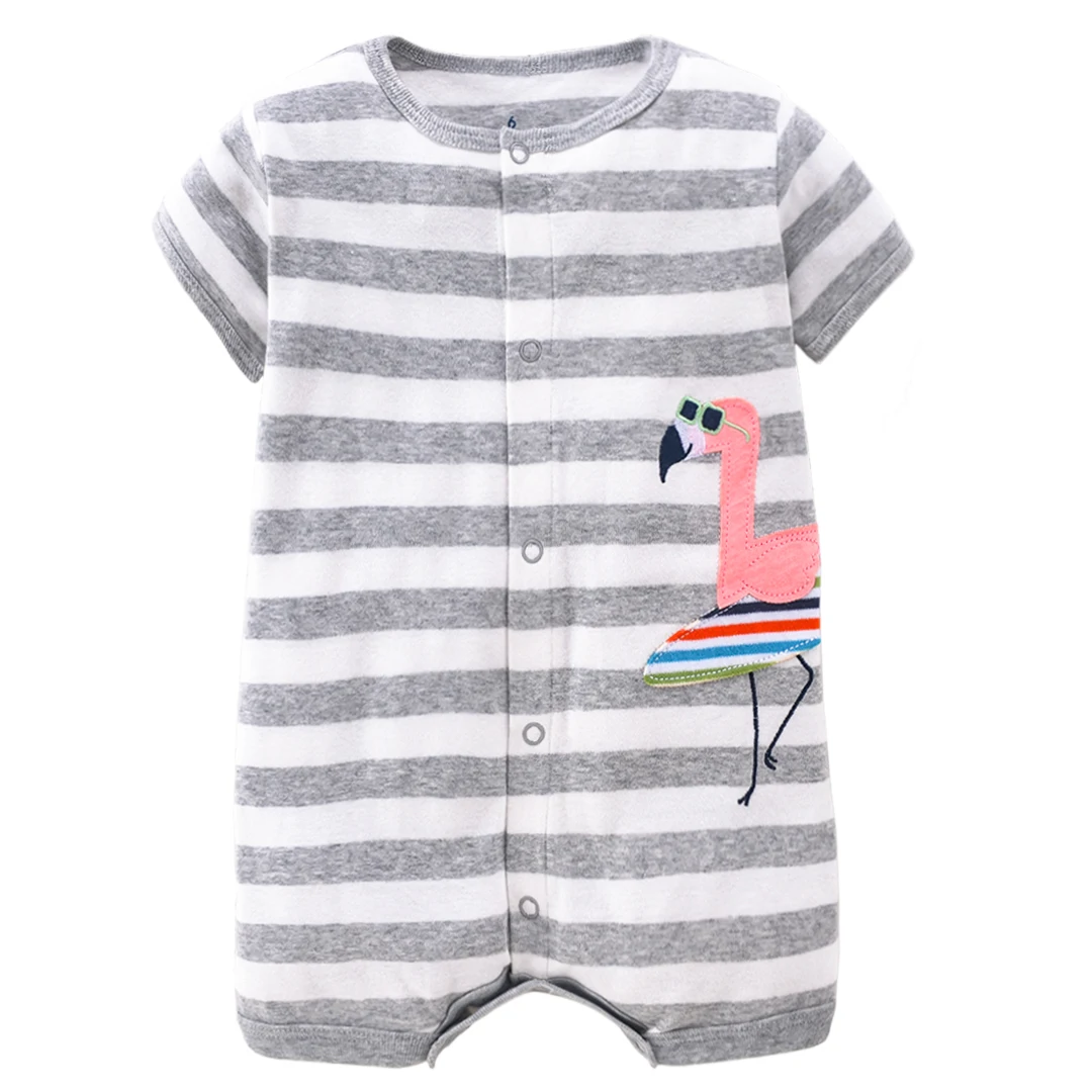 

Wholesale price Dongguan manufacturer Can accept OEM and ODM newborn baby romper with shortseleeve, Picture shows