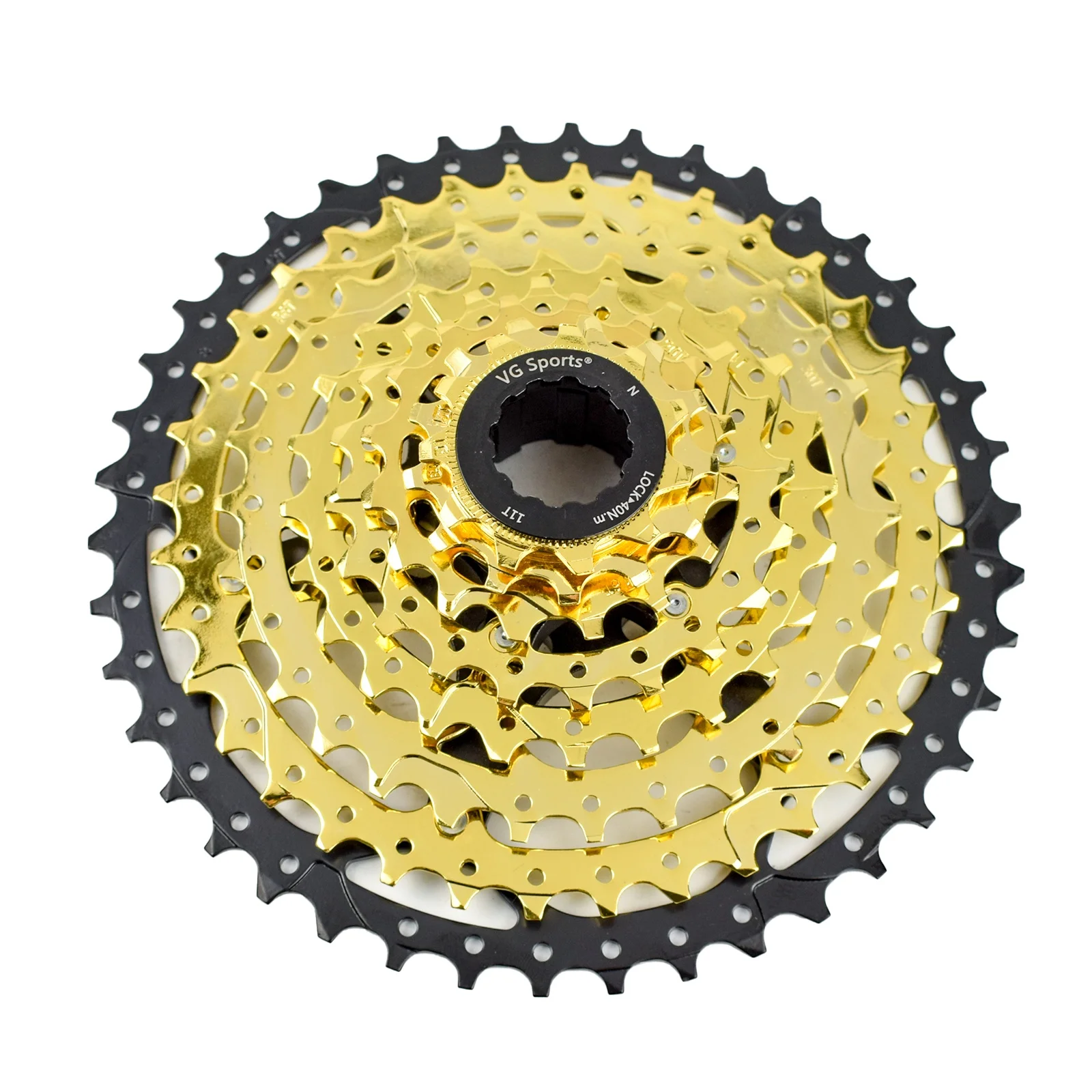 

VG Sports 8 Speed 11-42T Gold Bicycle Cassette Freewheel for MTB Mountain Bike Parts