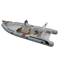 

25ft 7.6m Orca Hypalon 13person Fiberglass Hull RIB Inflatable boat