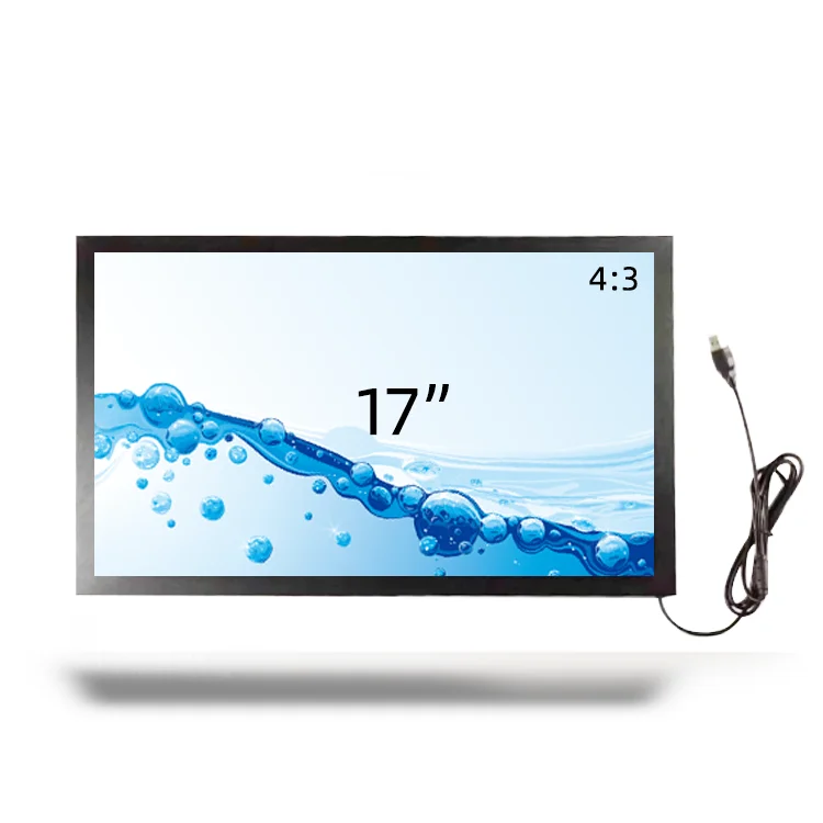 

Factouy Direct Sales 17 inch Best Quality IR smart interactive infrared touch screen frame 10 Points