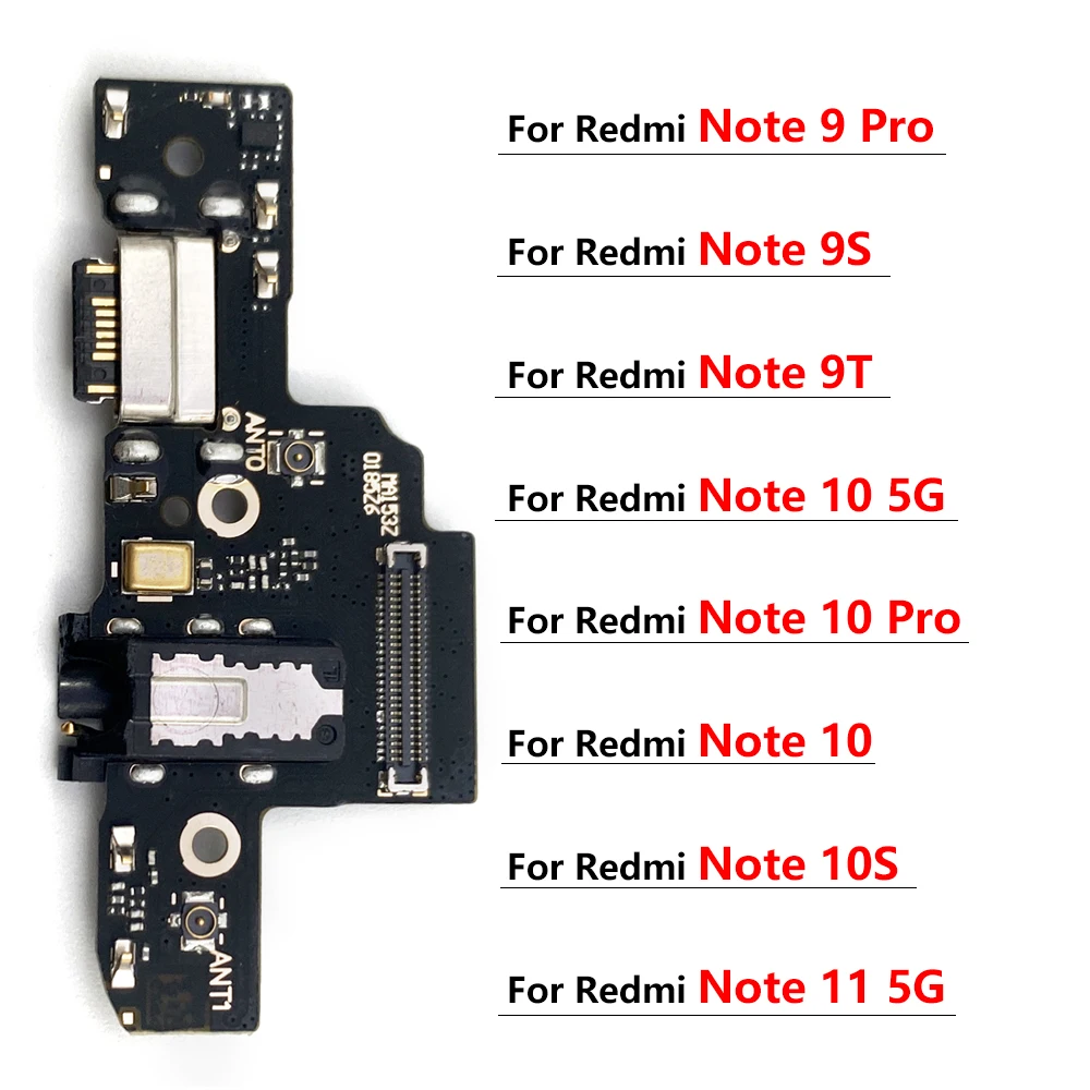 

Mobile Phone repair Parts For Redmi Note 11 10S 10 9S 9 Pro 5G Charging Port Board Replacement Charger Port Connector Flex cable