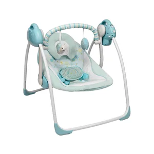 Image of Most Popular Remote Control Indoor Compact Electric Baby Sleep Swing