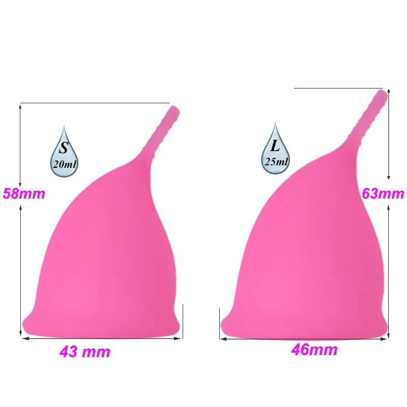 
1set menstrual silicon medical menstrual cup coletor menstrual period cup feminine hygiene menstrual 
