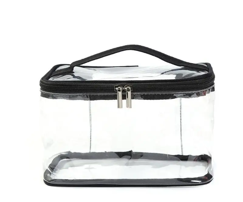 

Hot sale transparent pvc cosmetic bag multi-function combined four piece suit cosmetic makeup bag, Custom