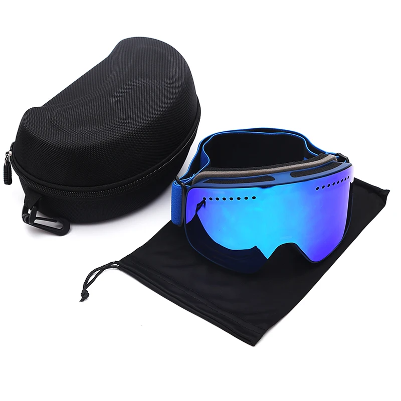 

New Design Wholesale Ski Goggles Magnetic Lens Anti Impact Fog UV400 Custom Snowboard Glasses Snow Ski Goggles