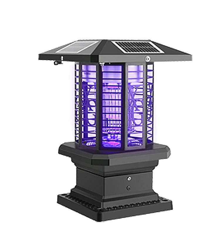 

Newest DesignSolar-powered Mosquito Lamp Garden villa Mosquito Killer Insect Trap Lamp And Fly Trap Catcher