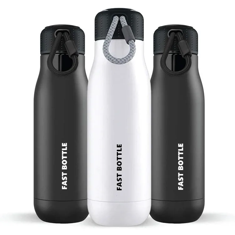 

500ml double wall vacuum insulated stainless steel metal thermos flask stainless steel sports water bottle with spout, Customized color