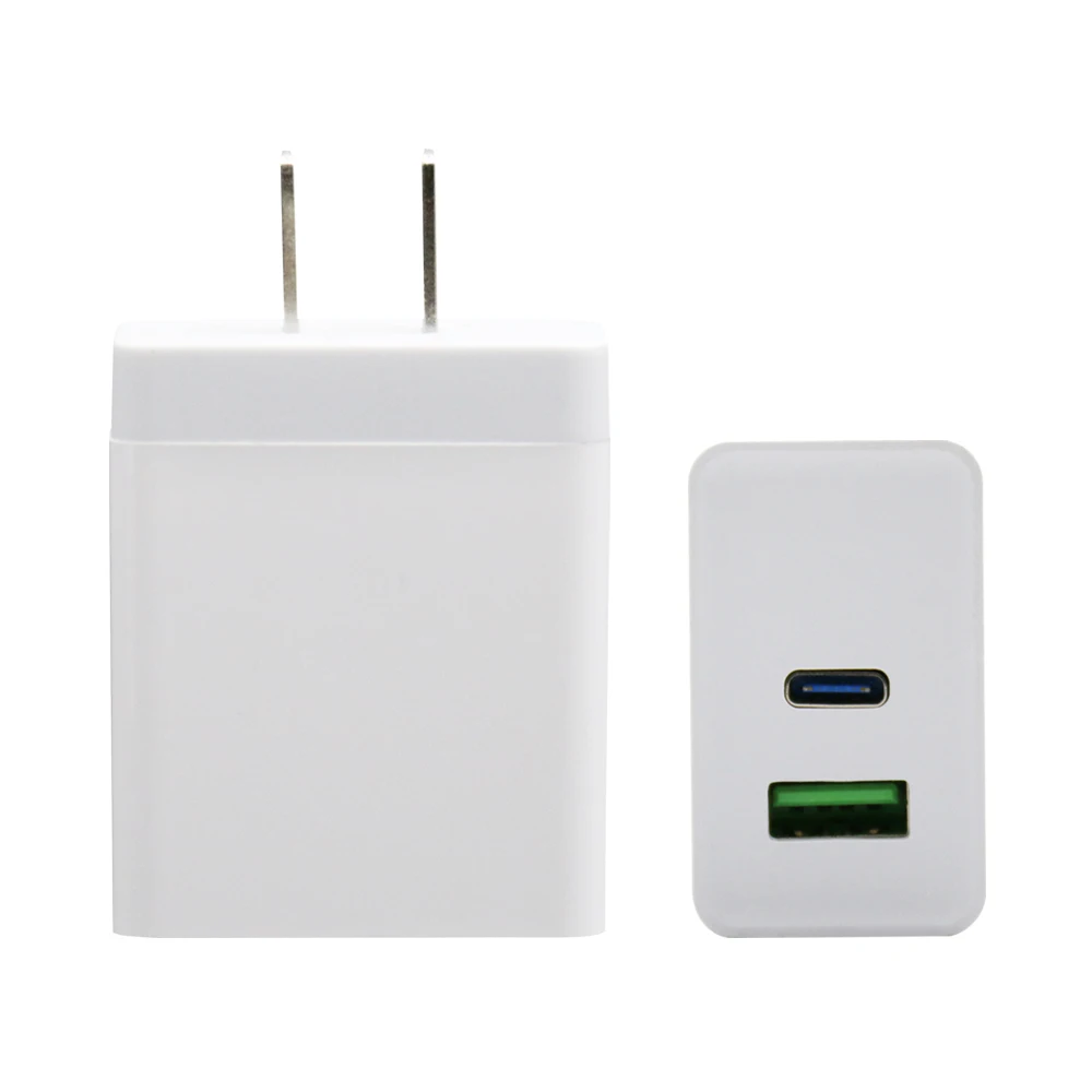 

AC DC Wireless Charger 20W USB C Type-C Ethernet Laptop Power Adapers for Mobile Phone Laptops, White/oem