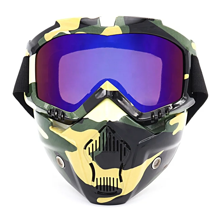 

Anti Fog UV Windproof Dustproof ATV Off Road Dirt Bike Goggles, Soft Moto Goggle Mask