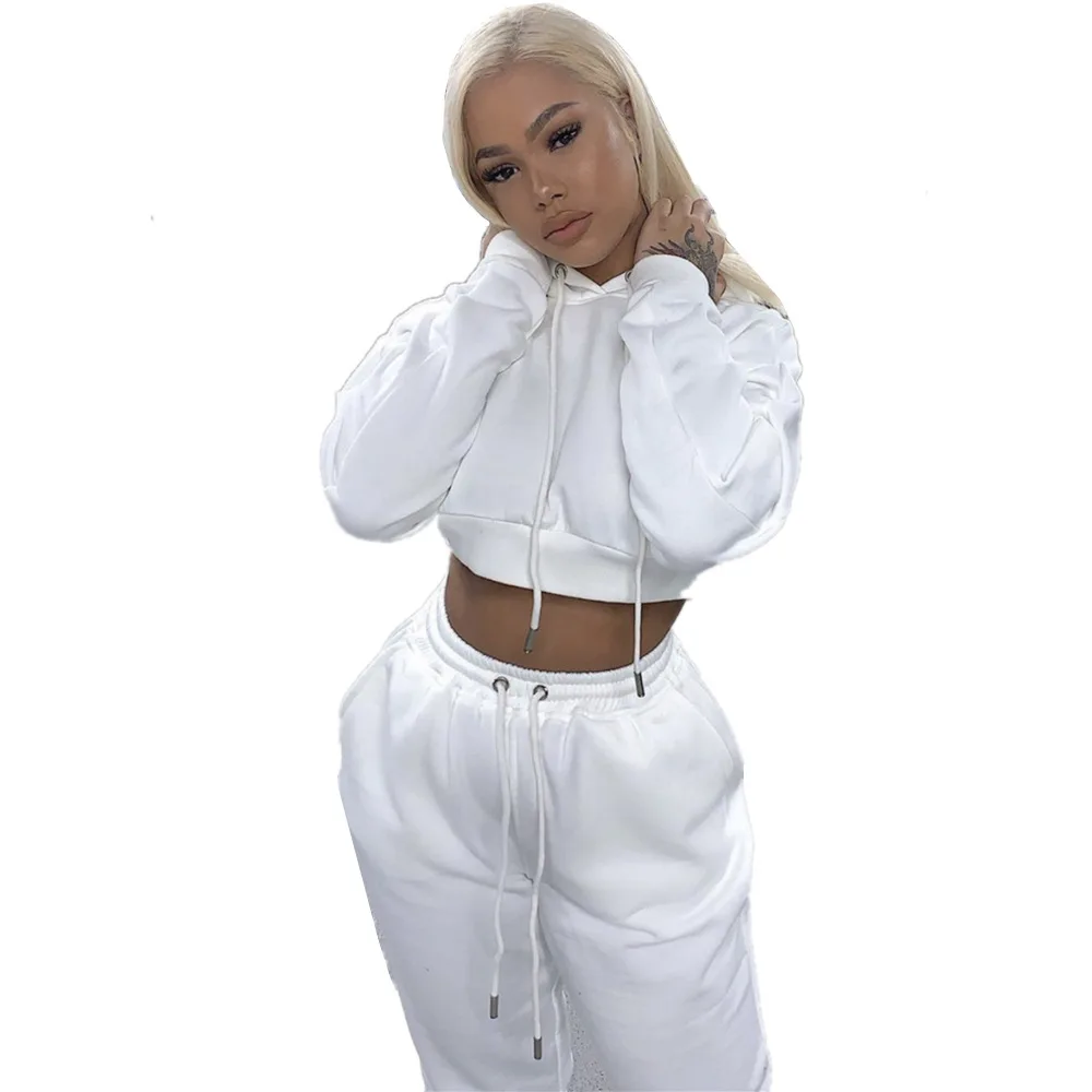 

Hot new fleece long sleeve sports casual wholesale brand women clothes sets suits