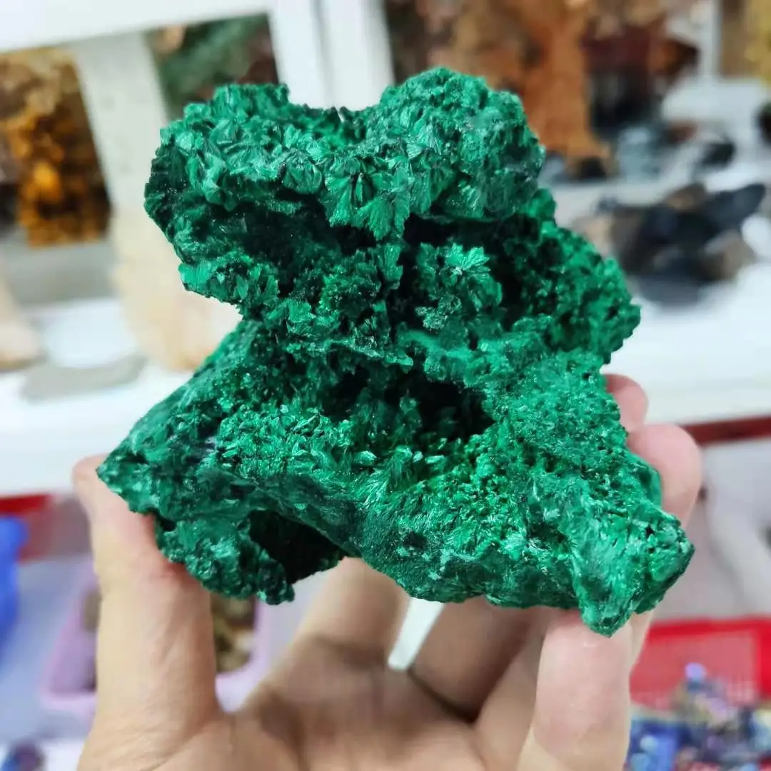 

new arrived natural high quality rough azurite malachite Cluster specimen crystal minerals