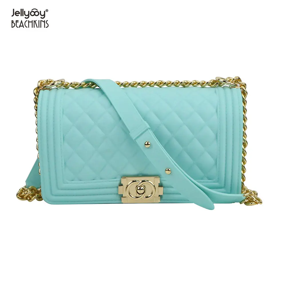 

Wholesale 2021 Hot Selling Jelly Purse Bags PVC Plaid Matte Solid Candy Bag Large 25cm Women Purse Hand bags, Many colors. accept make new colors