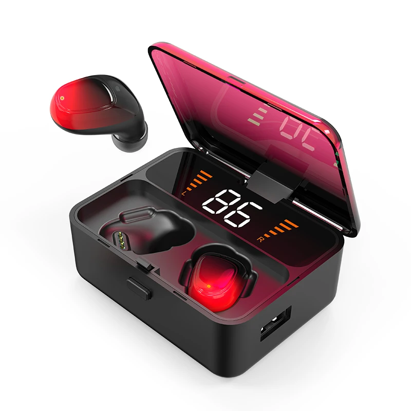 

Hot sale bluetooth 5.0 gaming sports waterproof tws magnetic earbuds