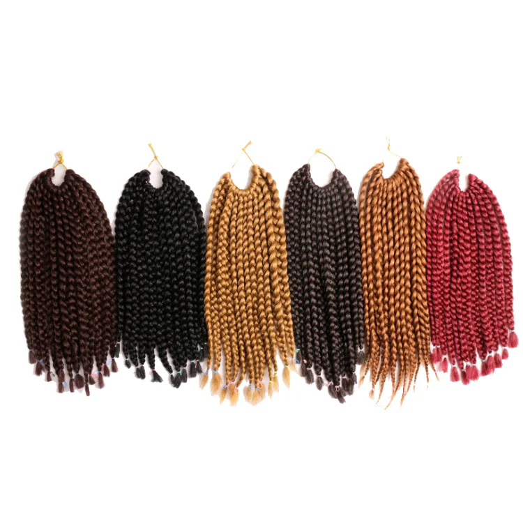 

14"crochet Braids Synthetic Hair Style Black For Africa America Women Box Braids Crochet Hair