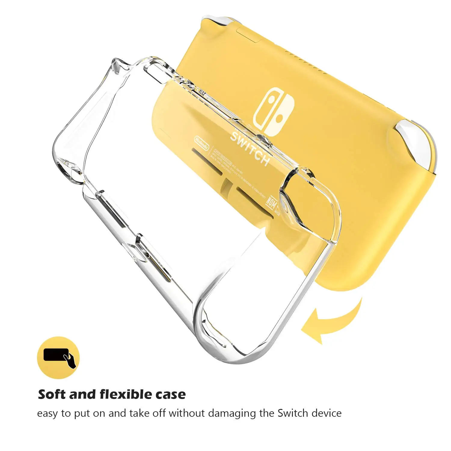 New Arrival TPU Transparent Switch Lite Shell Case Cover for Nintendo Switch Lite