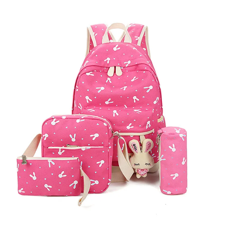 

4pcs School Backpack And Lunch Bag Set