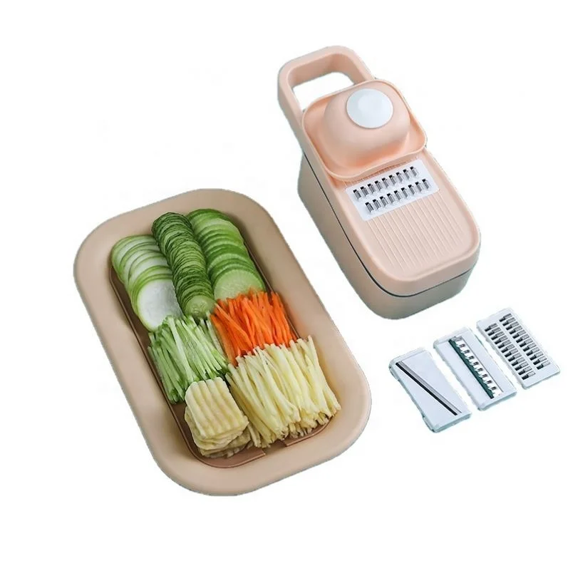 

Veggie Chopper Spiralizer Vegetable Slicer - Onion Cutter With Container - Pro Food Chopper - Slicer Dicer Cutter