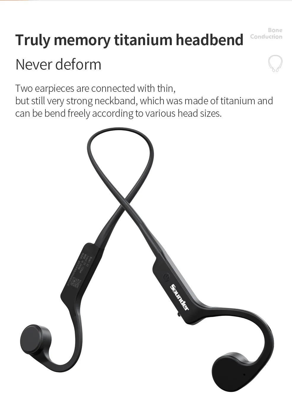 X3 bone conduction headset 2020 new arrival private label portable headphone for Webcaster anchor web celebrity - ANKUX.COM