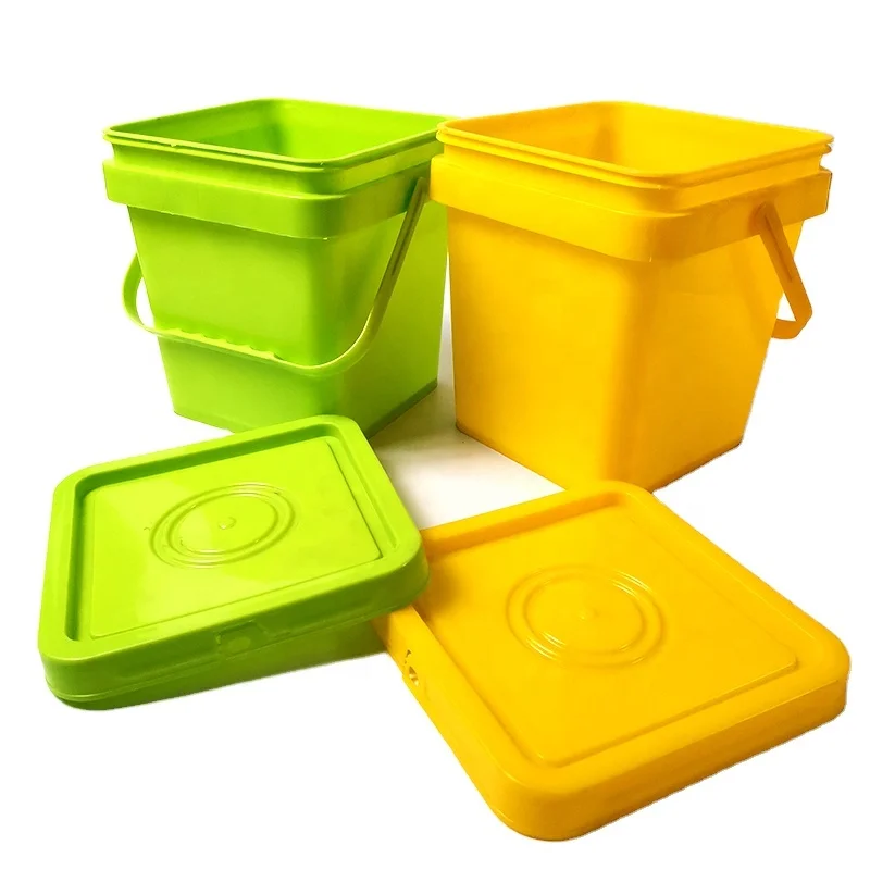 

New designed 3 gallon PP plastic square bucket for multi-usages