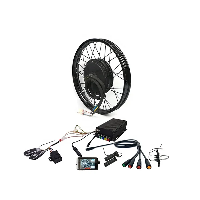 

Hot sale free shipping hub motor 18inch 72v 5000w electric enduro bike QS electric bike conversion kit