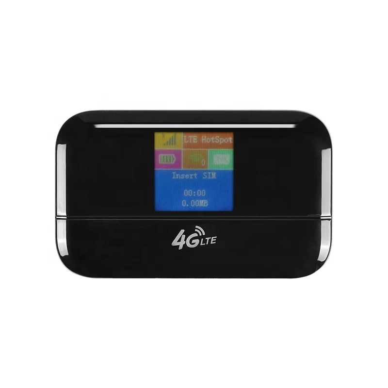 

Factory Custom 150mbps Wireless Hotspot Sim Card 4g Modem Portable Wifi Router., Black