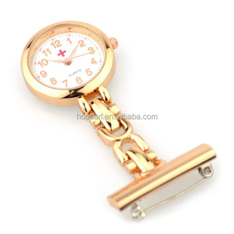 

WAH652 Quartz Watches for Nurses Rose Gold Color Pocket Watch Gift for Ladies