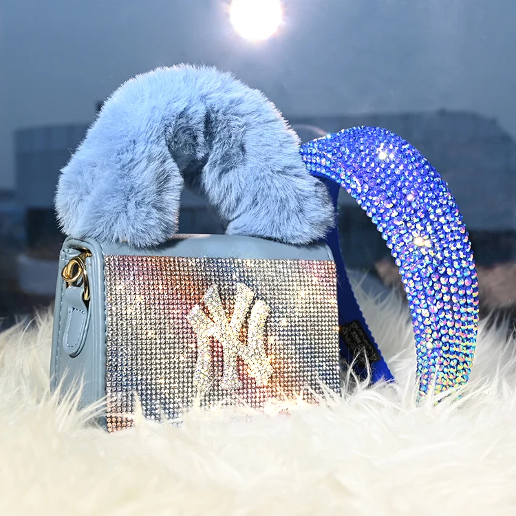 

2021 Designer Bags Women Luxury Handbags Ladies Famous Brands Mini Purse Diamond Headband Set Small Handbag, 10 colors