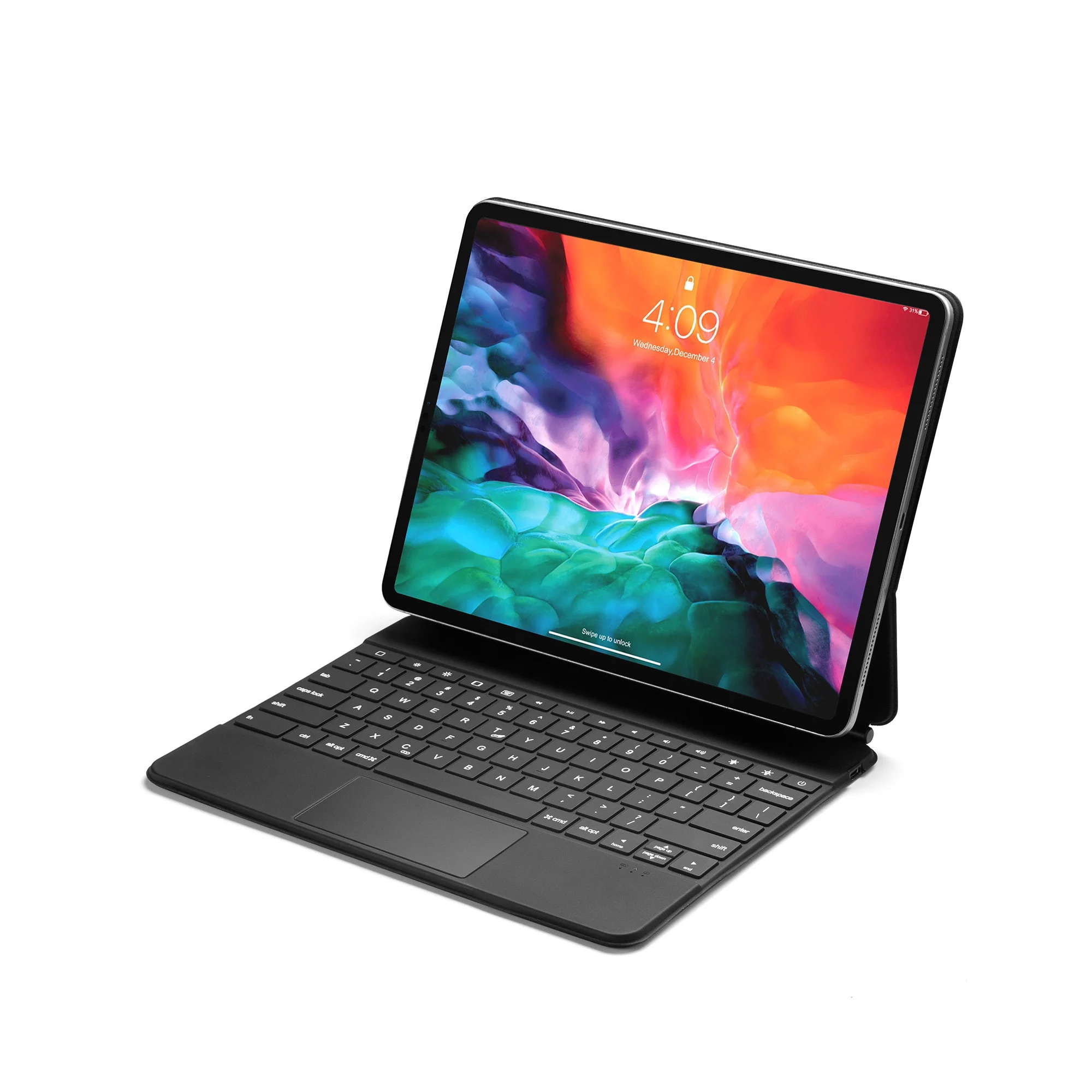

For iPad Pro12.9-2020 Tablet Wireless Keyboard 2021Pro Keyboard Protective Case with Colorful Backlight Second-control Keyboard
