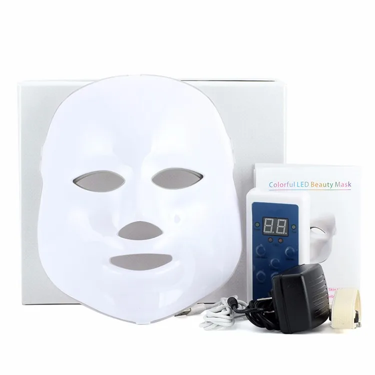 

2021 New Korean 7 Colors Factory Wholesale Face Red Blue Beauty Ce Approved Anti-acne Sound Activated Removal Acne Led Mask