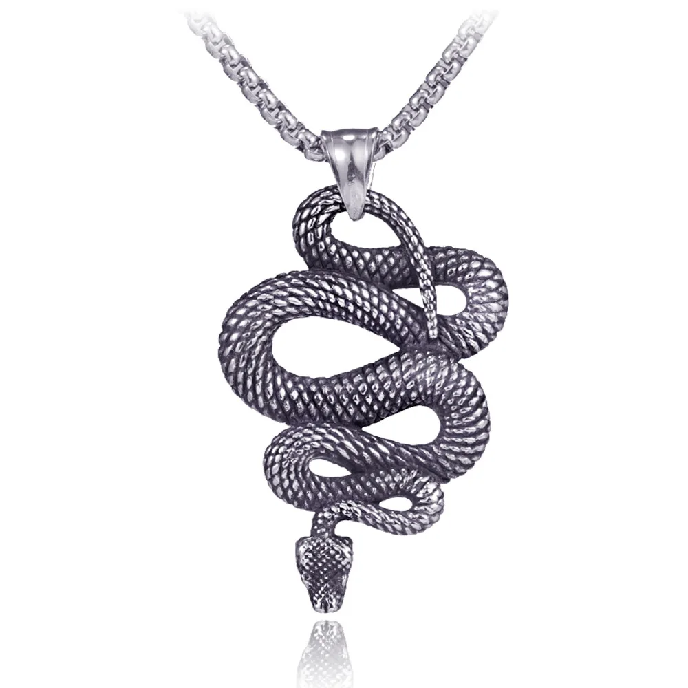 

XuQian Hot Sale Designer Snake Charms Pendant for Necklace Jewelry Making, Picture