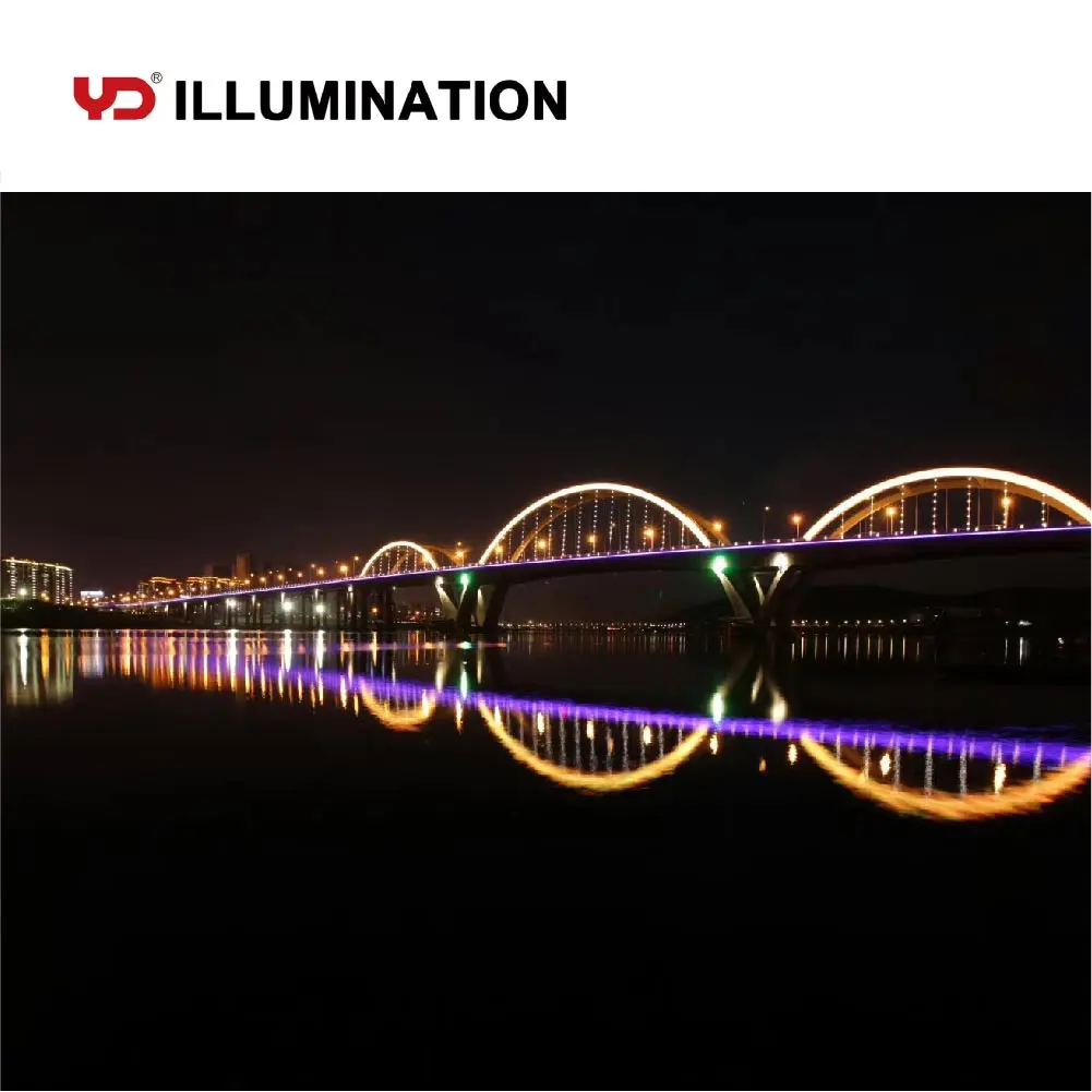 
Anti-uv waterproof 50mm pixel rgb led direct lighting for cable bridge lighting 
