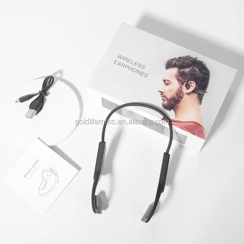 K08 Bone Conduction Earphone Blue Tooth Headset 5.0 Wireless Headphones TWS Sports Earbuds for Smartphones - ANKUX.COM