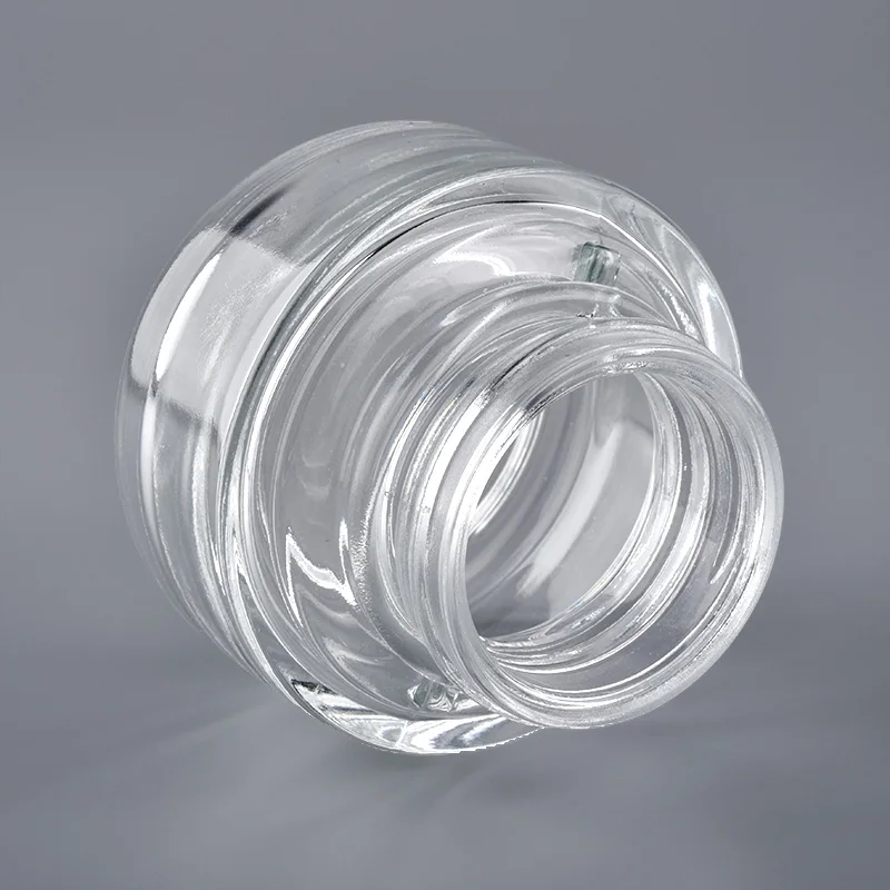 glass cosmetic jars