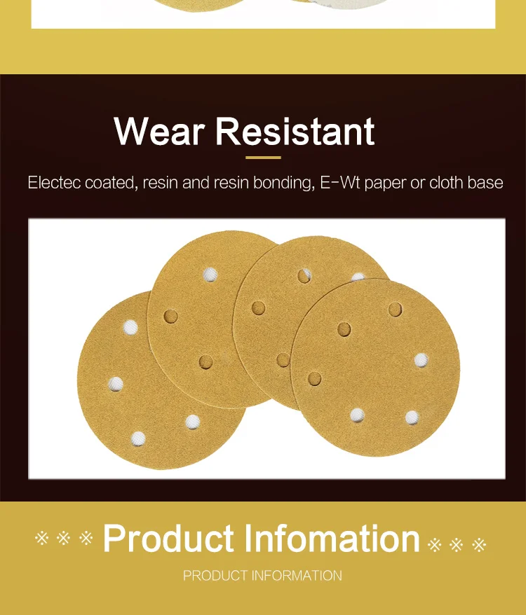 3m High Quality Hook And Loop Psa Abrasive Sand Paper Disc